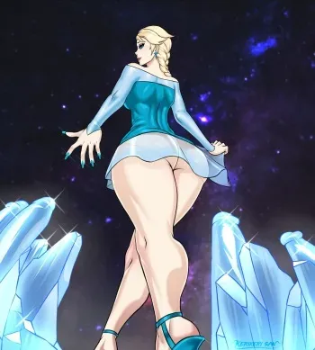 [kerikeri san] Slut Elsa (Frozen) manga cover