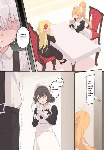 Maids farting their Master manga cover