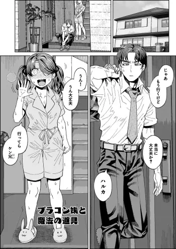 [Sakeitiba (Shake)] Brocon Imouto to Mahou no Dougu ~ Dildo Hen ~ manga cover