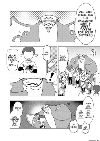 [Old School Academy (Amedama Akihito)] Splat meet greet 1st (Splatoon) (Ichigo AI translated) manga cover