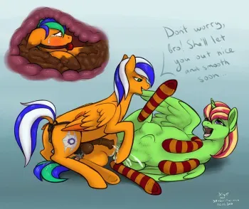 [Refe2 (Xyi)] The Pony Vore Comics for Naarkerotic Commission manga cover