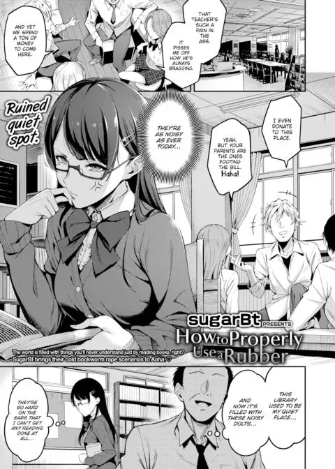 How to Properly Use a Rubber manga cover