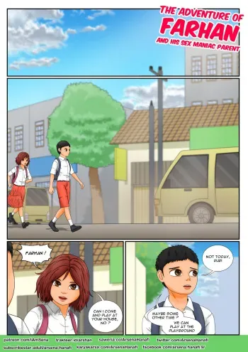 The Adventure of Farhan And His Sex Maniac Parent manga cover