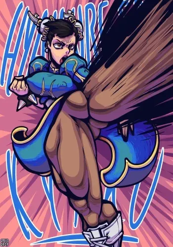 [speeddrop] Hyakuretsukyaku (Street Fighter) manga cover