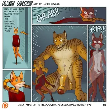 [James Howard] Alley Assault manga cover