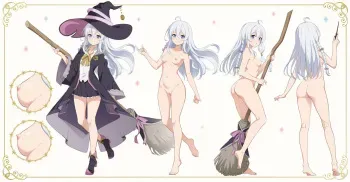 [なにかいる] イレイナの設定画っぽいの (魔女の旅々) manga cover