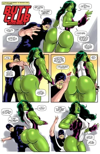 [Tim Phillips] Butt Club Assemble (Avengers) manga cover
