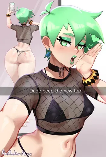 [Aestheticc-Meme] Goth Mint (Skarp World OC for Gerph) manga cover