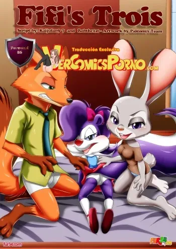 [Palcomix] Fifi's Trois (Zootopia) [Spanish] manga cover