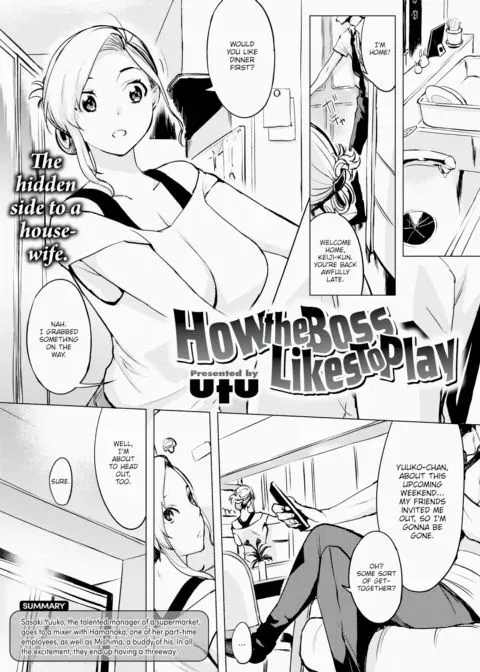 How the Boss Likes to Play manga cover