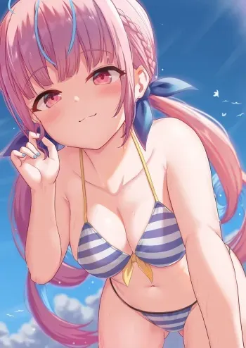 [Milkshake] Mizugi Aqua-chan 2 (Minato Aqua) manga cover