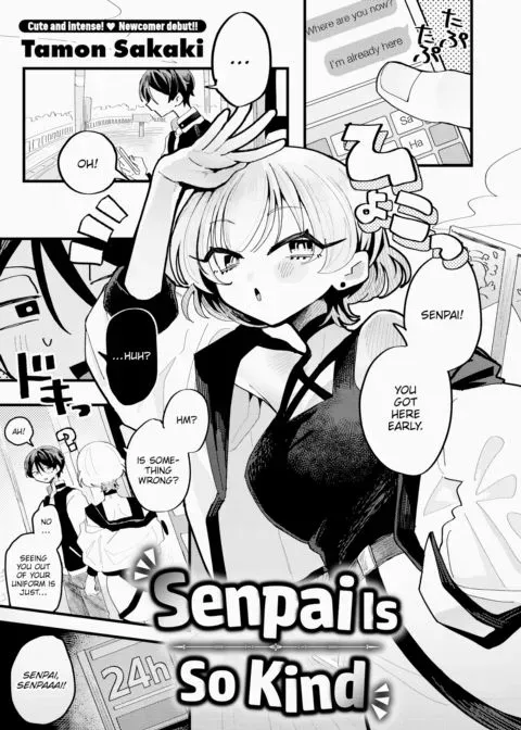 Senpai Is So Kind manga cover