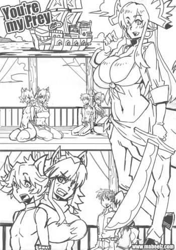 [Mabeelz] You're my prey manga cover