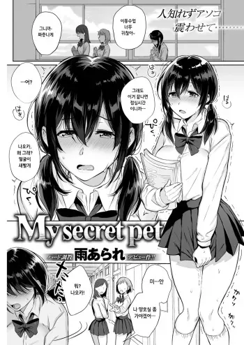 [Ame Arare] My Secret Pet (COMIC Shitsurakuten 2018-07) [korean] [Digital] manga cover