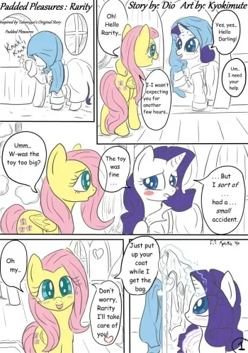[Kyokimute] My Little Pony Friendship is Magic: Padded Pleasures Rarity manga cover