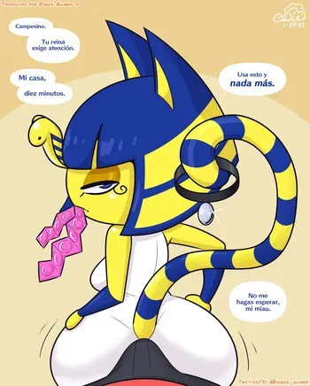 [Cobatsart] Confessing to Ankha (Spanish - En curso) [Dogie Gamer] manga cover