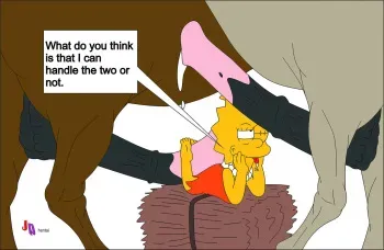 the horses fucking Lisa Simpson(xxxLIUxxx it becomes Jp hentai) manga cover