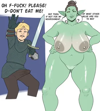 [Jopuari] Orc-MILF vs Puny Knight manga cover
