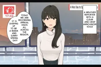 Shigoto de wa Meiryou de Kirei na Hassei dakedo Sex-chuu wa Torotoro Katsuzetsu de Amaikoe Dashichau Otenki Onee-san | A Weather Reporter With a Clear Announcer Voice that Melts During Sex manga cover