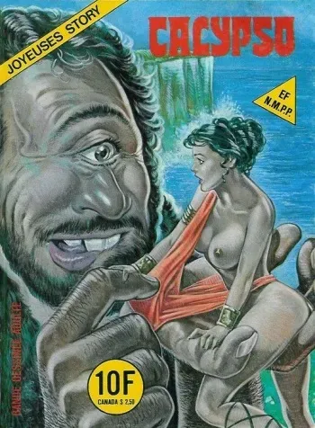 Calypso (giant men, small woman) manga cover