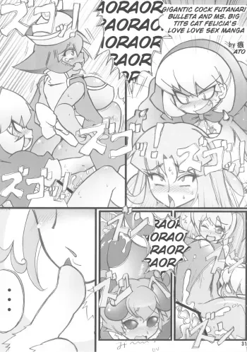 Gigantic Cock Futanari Bulleta and Ms. Big Tits Cat Felicia's Love Love Sex Manga manga cover