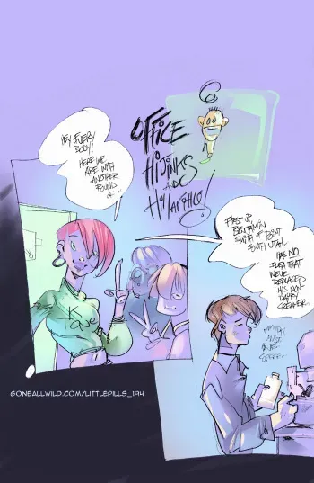 [mamabliss] Office Hijinks and Hillarihy manga cover