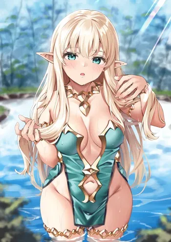 [えびふりゃ] 沐浴エルフ manga cover