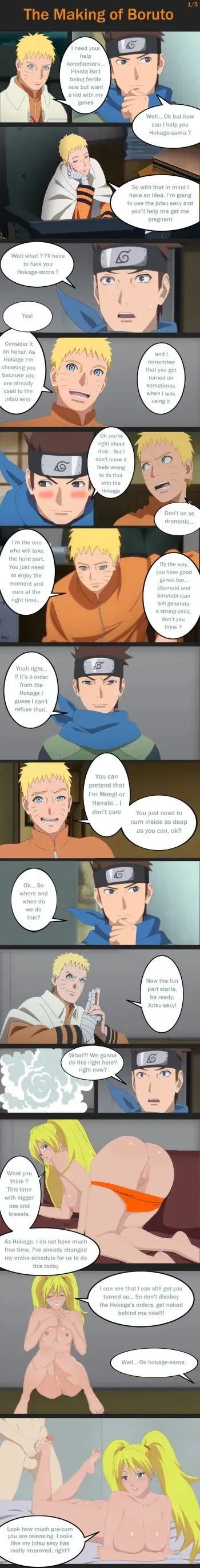 The Making of Boruto manga cover