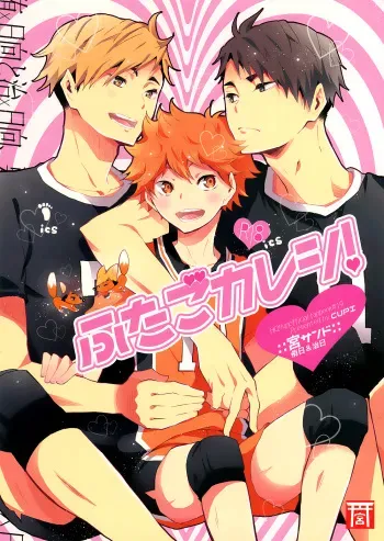 [Cupi (Petit 1 Gou, Petit 2 Gou)] Futago Kareshi! | Twin Boyfriends (Haikyuu!!) [English] manga cover