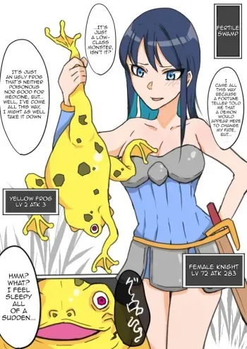 [Chihiro] Female Knight and Frog Monster Swap [English] manga cover