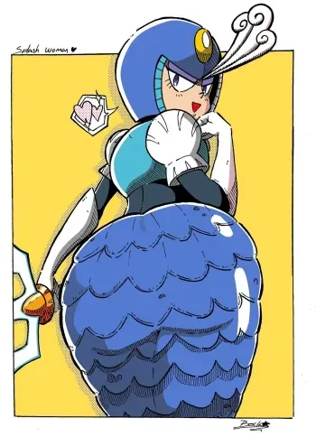 [Beck Cartoons] Squirt Woman (MegaMan) manga cover