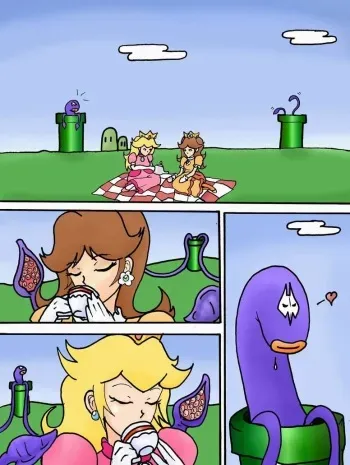 Peach and Daisy Moga Vore manga cover