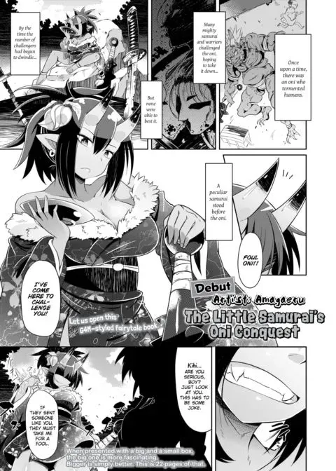 The Little Samurai's Oni Conquest manga cover