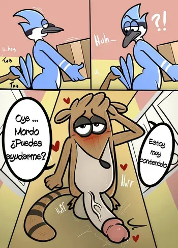[Taillove] Mordecai X Rigby [Spanish By lvg] manga cover