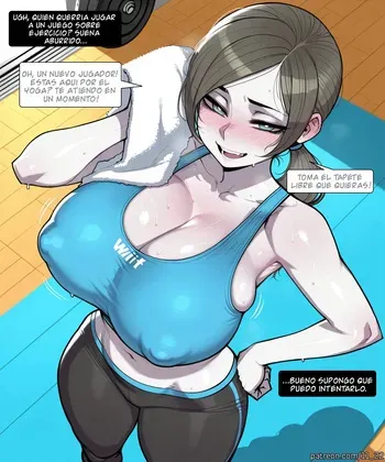 [11_22] Wii Fit Trainer Comic [AI Generated] manga cover