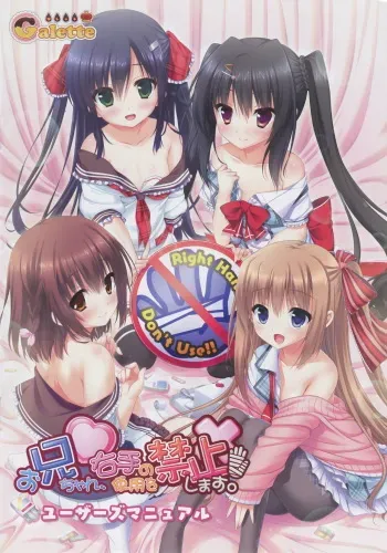 [Galette] Oniichan migite no shiyou wo kinshi shimasu! manga cover