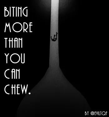 [EviltTQF] Bitting more than you can chew manga cover