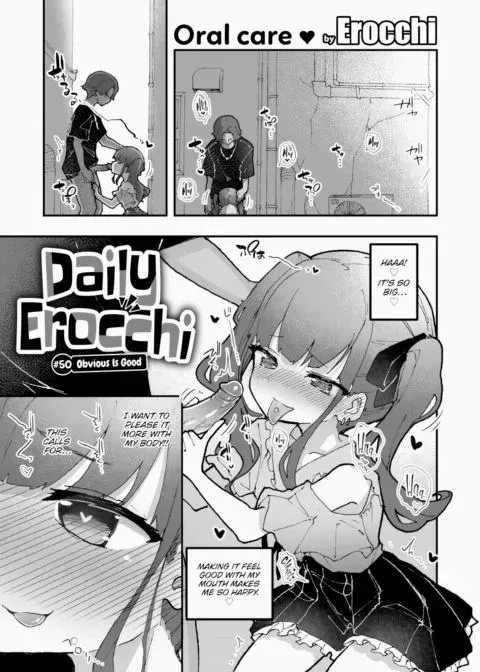 Daily Erocchi #50 Obvious Is Good manga cover
