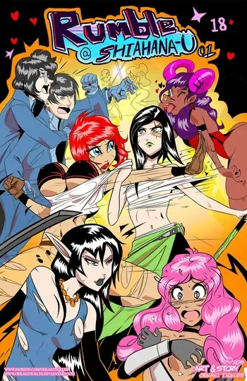 RUMBLE @ ShiaHana University #01 manga cover