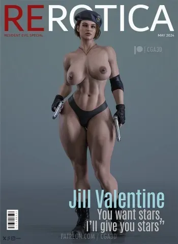 Gallery of Jill Valentine manga cover