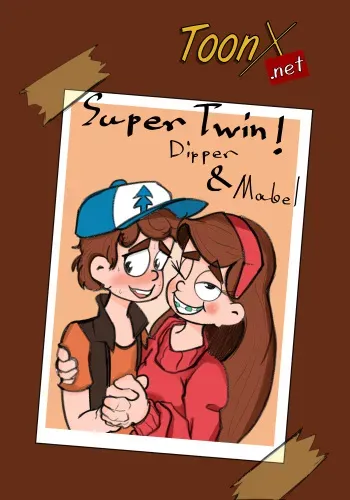 Super twins dipper & mabel- Anont manga cover
