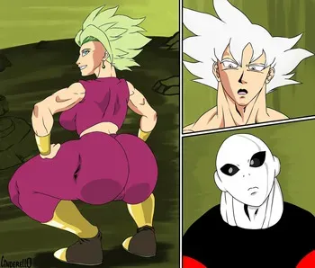 [Cinderell0ppai] Kefla plays with Goku and Jiren (Dragon Ball Super) manga cover