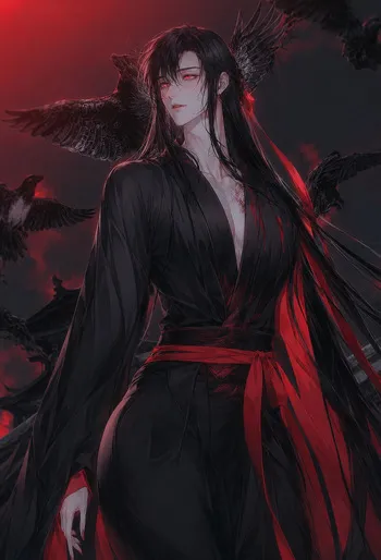 Wei ying male [AI Generated] manga cover