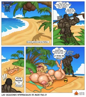 [Sun1Sol] Las Vacaciones Interraciales de Angie (En Progreso) (Spanish) [kalock] manga cover