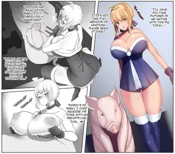 [BigShine] Artoria No Santa claus NTR Buta Kan AV Satsuei - [English][Choriscans] manga cover