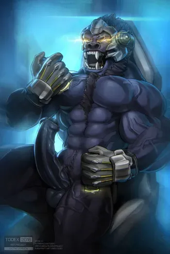 [Todex] Winston (Overwatch) manga cover