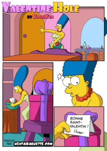 [KogeiKun] Valentine Hole (The Simpsons) [French] [HentaiBaguette] manga cover