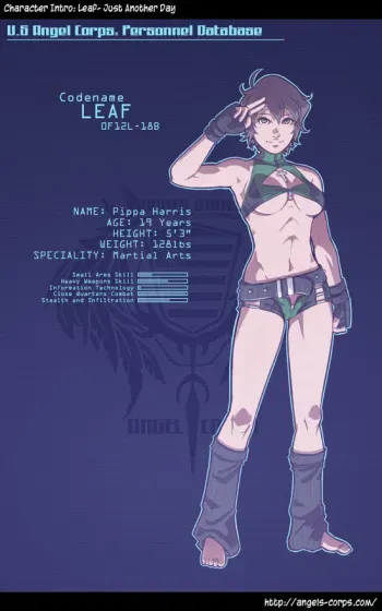 [scribblekid] Angel corps - Leaf: Just another day (guro) ALT ver. manga cover