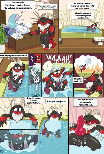 [Fuf] Incineram's Spa Day - Spanish manga cover