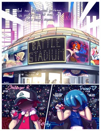 [Maeh (MaehDoggie/MaehDraws)] Battle Stadium manga cover